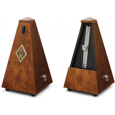 WITTNER METRONOME PYRAMIDAL WALNUT BROWN MATT WALNUT 813M