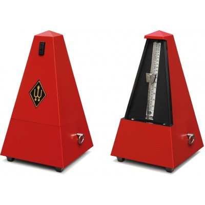 WITTNER PYRAMIDAL METRONOME DARK RED MATTE 845201