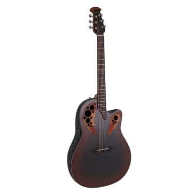 ELEKTRO-AKOESTISCHE GITAAR CELEBRITY ELITE MID CUTAWAY REVERSE RED BURST