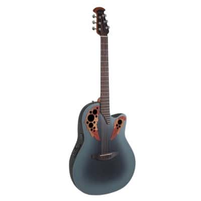 OVATION CELEBRITY ELITE MID CUTAWAY REVERSE BLUE BURST