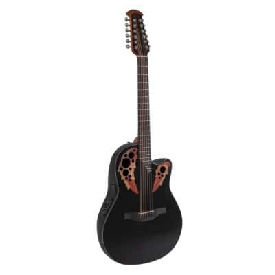 CELEBRITY ELITE MID CUTAWAY 12-STRING BLACK