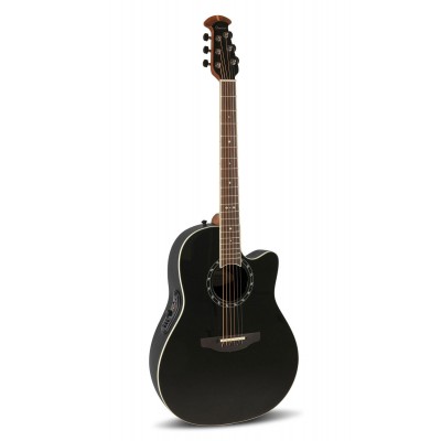 OVATION Standard Balladeer Deep Contour Cutaway Black