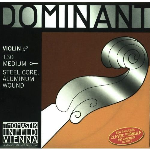 THOMASTIK 4/4 DOMINANT VIOLIN SET SUPPLE TENSION 135