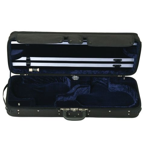 Double Étui Liuteria Concerto Noir/Bleu - Violon 4/4