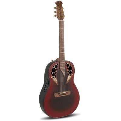ADAMAS 1687GT Deep Non-Cutaway Reverse Red Burst