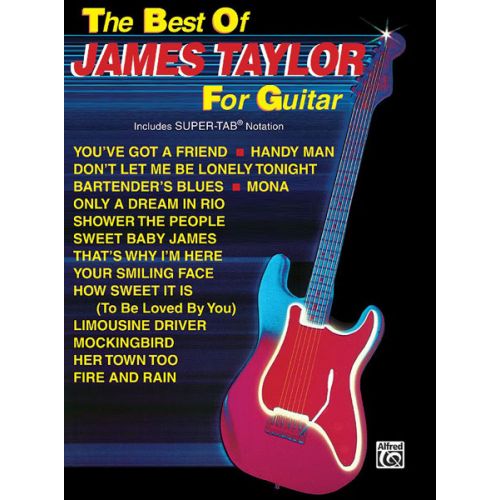 ALFRED PUBLISHING TAYLOR JAMES - BEST OF - GUITAR TAB