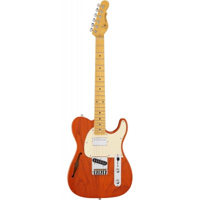 G&L Tribute Asat Classic Bluesboy Thinline Clear Orange Mn - B Stock