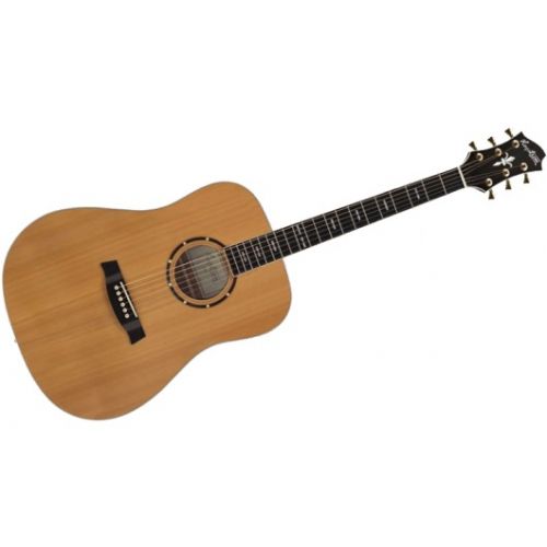 Hagstrom Gha Eldre Guitares Acoustiques Serie Elfdalia Dreadnought Natural