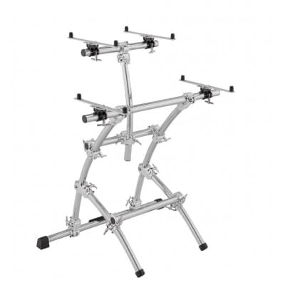 SYSTEME DE RACK STAND DOUBLE CLAVIER 