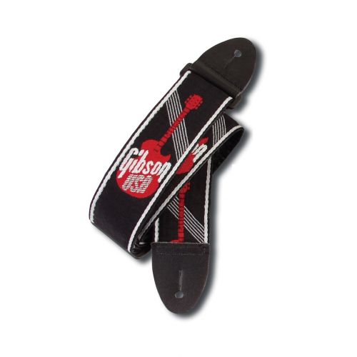 Gibson 2woven Strap W/ Gibson Logo-red 