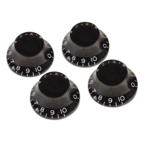 PIECES DETACHEES TOP HAT KNOBS BLACK 4 PACK