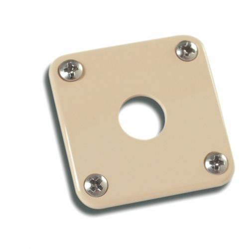 GIBSON ACCESSORIES PARTS PLASTIC JACK PLATE CREAM