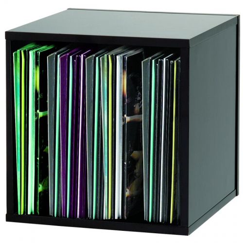 Record Box Black 110 Vinyles