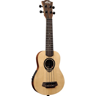 LâG Tiki Baby Tku150Se Ukulele Baby-Soprano Slim Arched Back Électro
