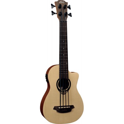 LâG Tiki TKB150CE Mini Basse-Ukulélé Ctw Électro