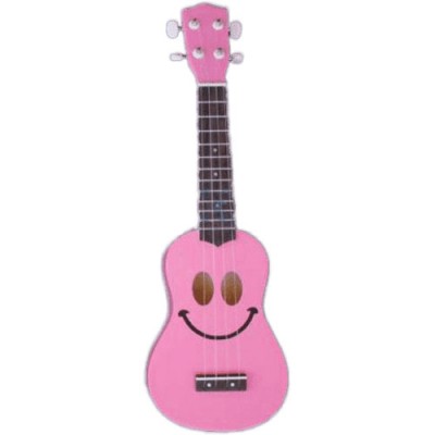 Gmh Usmile-Pk Ukulele Pink Smile + Gigbag