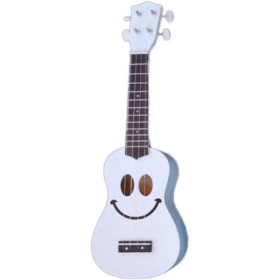 Gmh Usmile-Wt Ukulele White Smile + Housse
