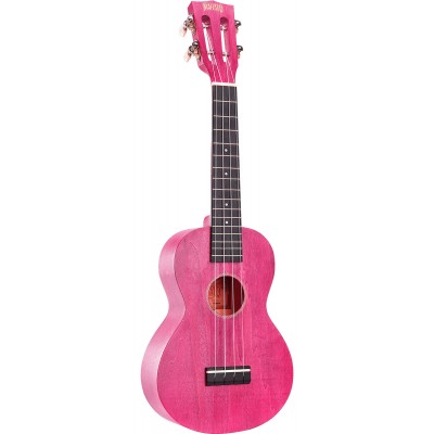 Ukulele Island Concert Cherry Red + Cover