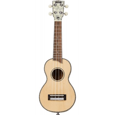 MAHALO Soprano Naturel Tête Perlée + Housse