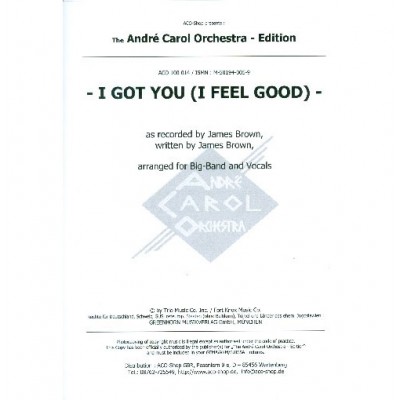  Brown James - I Got You (i Feel Good) - Score And Parts