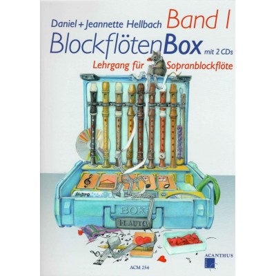  HELLBACH D. - BLOCKFLÖTENBOX BAND 1 + 2 CD's