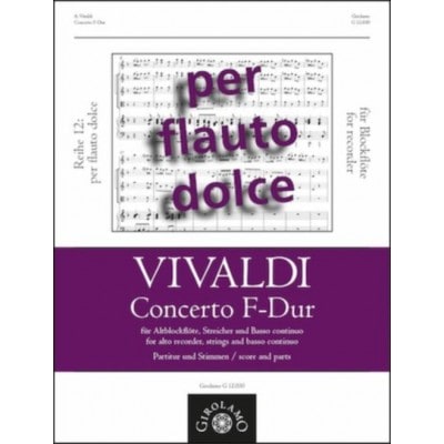  Vivaldi A. - Konzert F-dur Rv 442 - Partitur