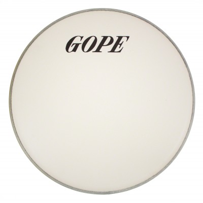 GOPE PERCUSSION HWC250-10 - 10" COATED HEAD SUPER NYLON 0.250MM - WHITE