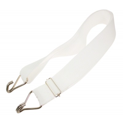 GOPE PERCUSSION STRNYR2-WH - STRAP 2 REINFORCED HOOKS - WHITE