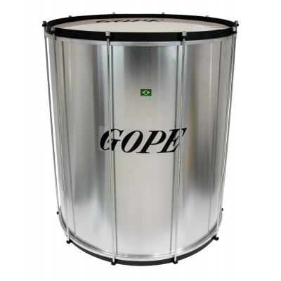 GOPE PERCUSSION SU2060AL-hbk - Surdo Alu 20" Cercle Noir - 60CM Profondeur