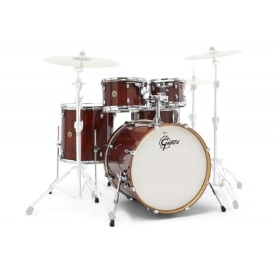 Gretsch Drums Cm1-e825-wg - Catalina Maple 2014 Fusion Rock Rock 22 - 10 - 12 - 16tb - 22gc - 14x6.5 Walnut Glaze