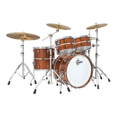 GRETSCH DRUMS RENOWN MAPLE STAGE 22 MAHOGANY 140TH ANNIVERSARY