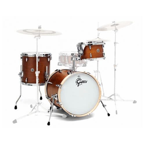 Gretsch Drums Gb-j483-sm - Brooklyn Usa 12x8 14x14 18x14 Satin Mahogany