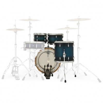 Renown Maple Fusion 20 Satin Antique Blue Burst