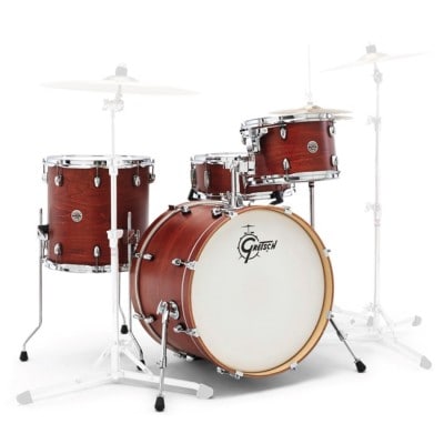 Gretsch Drums Ct1-j404-swg - Catalina Club 2014 Fusion 20 - 12 - 14ft - 20gc - 14x5.5 Satin Walnut Glaze