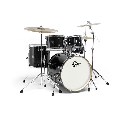 Gretsch Ge2-e605tk-bk - New Energy Fusion 20 Black + Cymbales Sabian Sbr