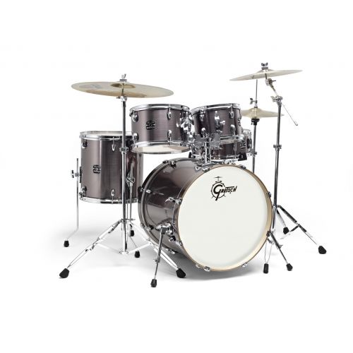 GRETSCH DRUMS GE2-E605TK-GS - NEW ENERGY FUSION 20" GREY STELL + PAISTE 101