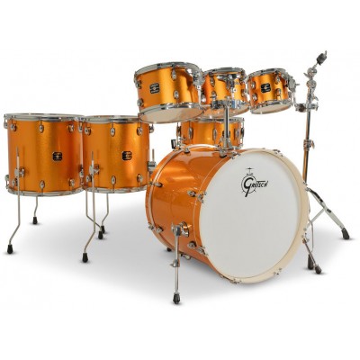 Drum-Set Energy Orange Sparkle