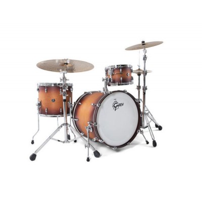 GRETSCH DRUMS RENOWN MAPLE ROCK 22 SATIN TOBACCO BURST