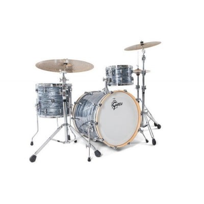 GRETSCH DRUMS RENOWN MAPLE ROCK 22? SILVER OYSTER PEARL