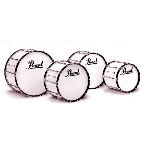 Pearl Drums Cmb1814-33 - Competitor Marching - 18 X 14 Blanc