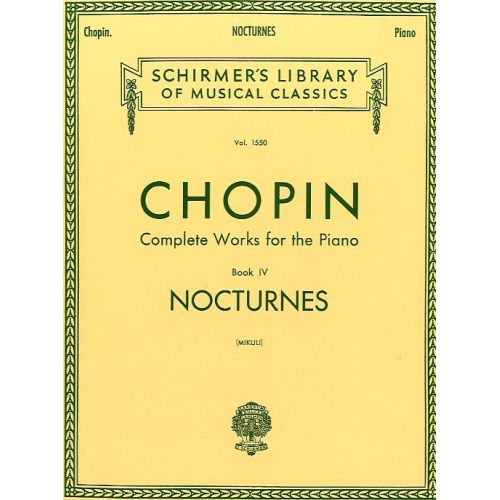 FREDERIC CHOPIN NOCTURNES - PIANO SOLO