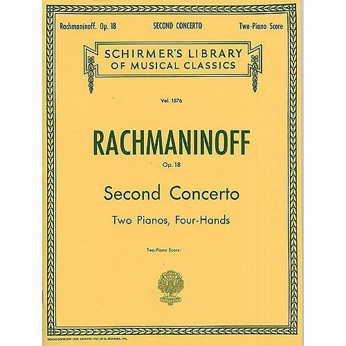 SERGEI RACHMANINOV PIANO CONCERTO NO.2 IN C MINOR OP.18 - TWO PIANOS
