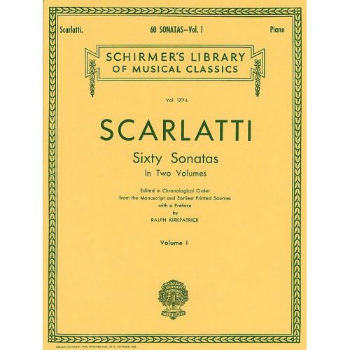  Domenico Scarlatti Sixty Sonatas Volume One - Harpsichord