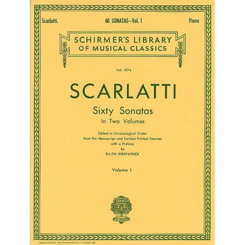 DOMENICO SCARLATTI SIXTY SONATAS VOLUME ONE - HARPSICHORD