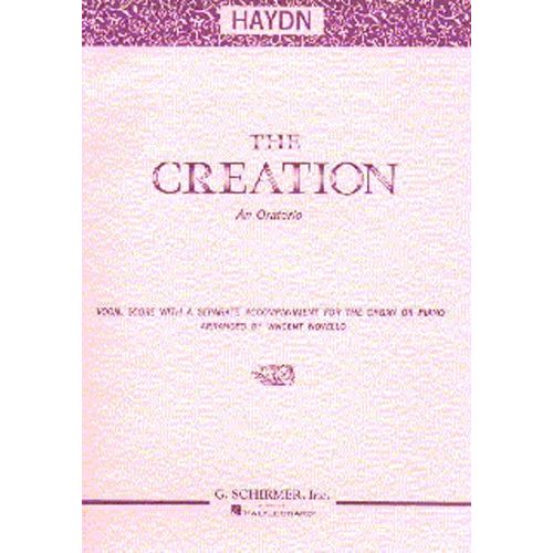 JOSEPH HAYDN - THE CREATION - SCHIRMER EDITION SOP - TENOR