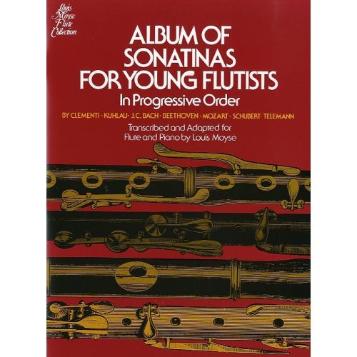 MOYSE L. - ALBUM OF SONATINAS FOR YOUNG FLUTISTS