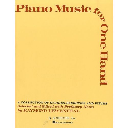 PIANO MUSIC FOR ONE HAND - PIANO SOLO