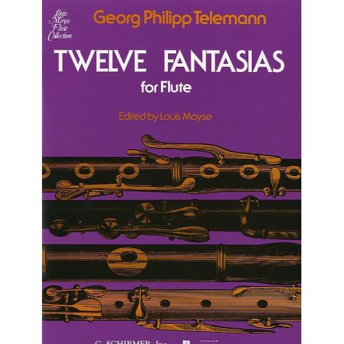  Telemann G.p. - Twelve Fantasias For Solo Flute - Flute