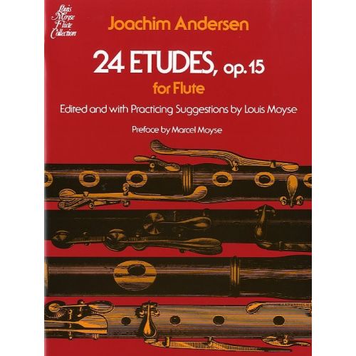 JOACHIM ANDERSEN 24 ETUDES OP.15 - FLUTE