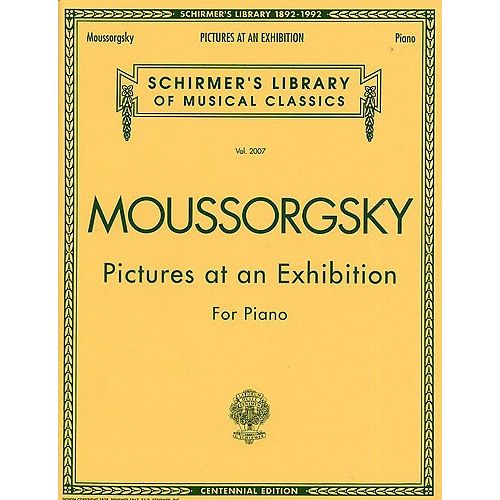 MODEST MUSSORGSKY PICTURES AT AN EXHIBITION - PIANO SOLO